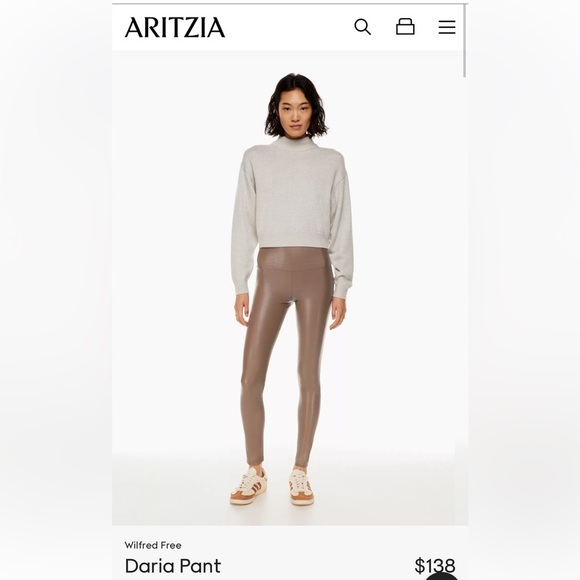 Aritzia Wilfred Daria NEW pant in grey size XS. - Picture 7 of 12
